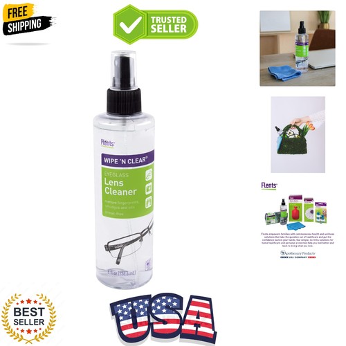 Wipe clear eyeglass lens - clear,