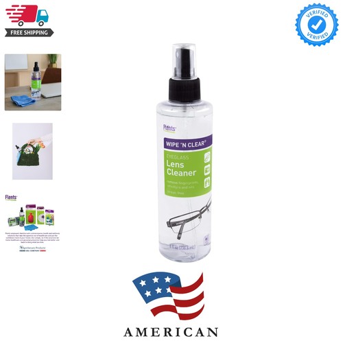 Wipe clear eyeglass lens - 'n,